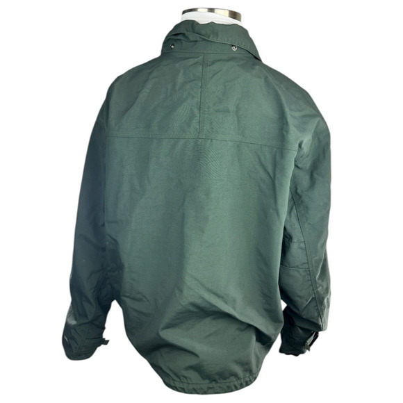 *Flawed Carhartt Jacket Shoreline Waterproof Breathable Green 2XL *Missing Hood - Picture 5 of 16